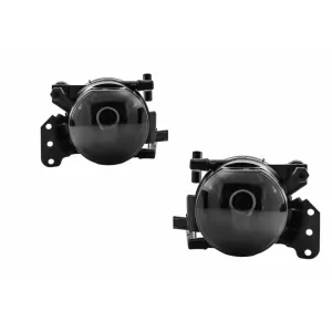 Parachoque para BMW E90 E91 Pre-LCI 05-08 M3 Look Faros Negros Faros Antiniebla-image-6053345
