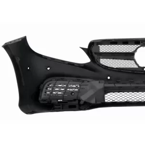 Bara fata si Difuzor Bara Spate compatibil cu Mercedes E-Class W212 S212 (2013-2016) Negru cu Ornamente Evacuare-image-6053545