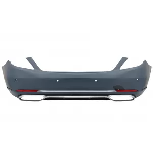 Bodykit für Mercedes S-Klasse W222 Facelift 13+ Stoßfänger Endrohre M Look-image-6057182