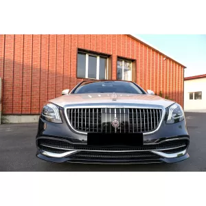 Bodykit für Mercedes S-Klasse W222 Facelift 13+ Stoßfänger Endrohre M Look-image-6074586