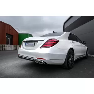 Bodykit für Mercedes S-Klasse W222 Facelift 13+ Stoßfänger Endrohre M Look-image-6082419