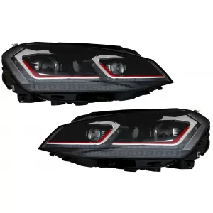 image-61-LED Scheinwerfer für VW Golf 7 12-17 Facelift G7.5 GTI Look Dynamische Lichter