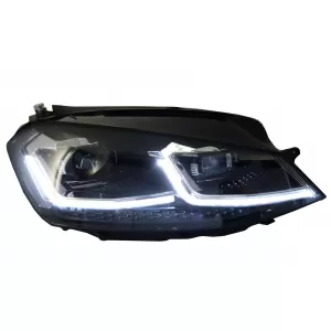LED Scheinwerfer für VW Golf 7 12-17 Facelift G7.5 R Look Sequenzielle Lichter-image-6056095