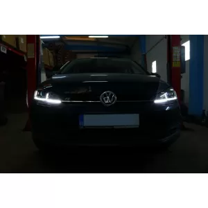 LED Scheinwerfer für VW Golf 7 12-17 Facelift G7.5 R Look Sequenzielle Lichter-image-6056106