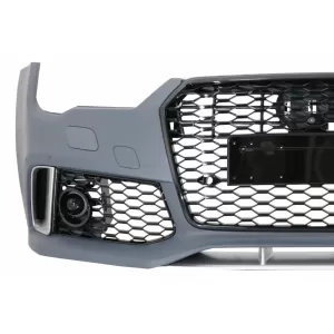 Paraurti per Audi A7 4G Facelift 15-18 RS7 Look Add-On Spoiler Labbro Carbonio-image-6053854