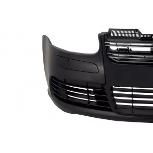 Bara Fata cu Faruri compatibil cu VW Golf V 5 (2003-2007) Jetta (2005-2010) R32 Look Negru Lucios-image-6053881