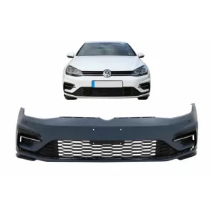 Pare-chocs avant pour VW Golf 7.5 2017-2020 R Line Look sans PDC-image-6056915