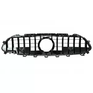 Central Grille Suitable for Mercedes CLS-Class C257 (2018-up) GTR Design Black Chrome