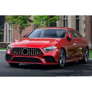 Central Grille Suitable for Mercedes CLS-Class C257 (2018-up) GTR Design Black Chrome