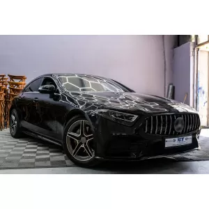 Central Grille Suitable for Mercedes CLS-Class C257 (2018-up) GTR Design Black Chrome