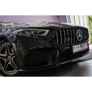 Central Grille Suitable for Mercedes CLS-Class C257 (2018-up) GTR Design Black Chrome