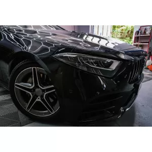 Central Grille Suitable for Mercedes CLS-Class C257 (2018-up) GTR Design Black Chrome