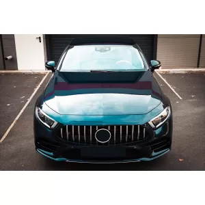 Central Grille Suitable for Mercedes CLS-Class C257 (2018-up) GTR Design Black Chrome