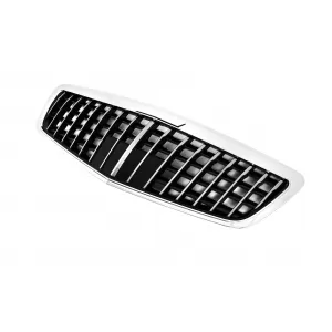 Front Grille suitable for Mercedes S-Class W221 Facelift (2010-2013) Vertical Design
