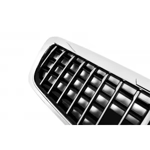 Front Grille suitable for Mercedes S-Class W221 Facelift (2010-2013) Vertical Design