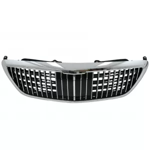 Grille Avant Calandre pour Mercedes S W222 X222 14-20 Vertical Look Chrome-image-6057436