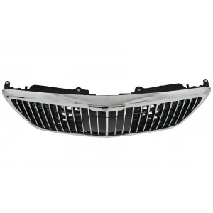 Grille Avant Calandre pour Mercedes S W222 X222 14-20 Vertical Look Chrome-image-6057437