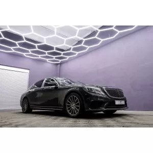Grille Avant Calandre pour Mercedes S W222 X222 14-20 Vertical Look Chrome-image-6089427