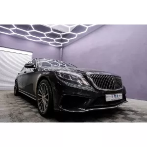Grille Avant Calandre pour Mercedes S W222 X222 14-20 Vertical Look Chrome-image-6089428