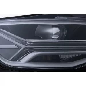 Gitter für AUDI A6 C7 4G Facelift 15-18 RS6 Matrix Look LED Scheinwerfer Dynamic-image-6054098