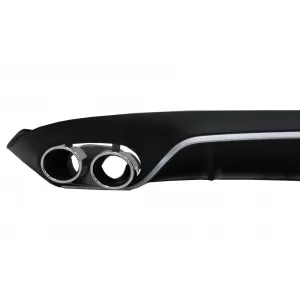 Diffusor für Mercedes E C238 A238 Sport Line 16-19 E53 Look Auspuffblenden Silber-image-6057968