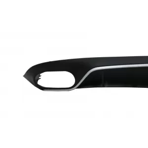 Diffusor für Mercedes E C238 A238 Sport Line 16-19 E53 Look Auspuffblenden Silber-image-6057970