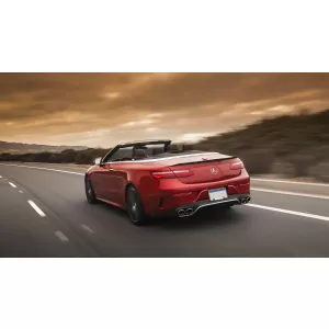 Diffusor für Mercedes E C238 A238 Sport Line 16-19 E53 Look Auspuffblenden Silber-image-6057996