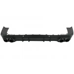Diffuseur pour Mercedes CLS C257 18+ CLS53 Look Échappement Tips Night Package-image-6057122
