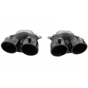 Diffuseur pour Mercedes CLS C257 18+ CLS53 Look Échappement Tips Night Package-image-6057129