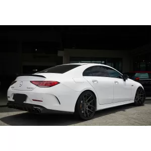 Diffuseur pour Mercedes CLS C257 18+ CLS53 Look Échappement Tips Night Package-image-6057131