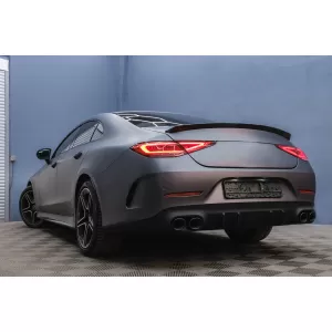 Diffuseur pour Mercedes CLS C257 18+ CLS53 Look Échappement Tips Night Package-image-6090188