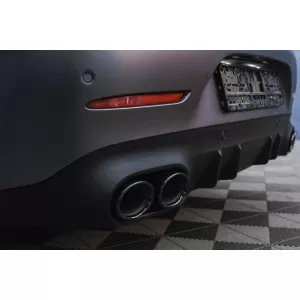 Diffuseur pour Mercedes CLS C257 18+ CLS53 Look Échappement Tips Night Package-image-6090193