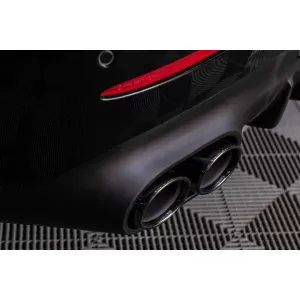Diffuseur pour Mercedes CLS C257 18+ CLS53 Look Échappement Tips Night Package-image-6095261