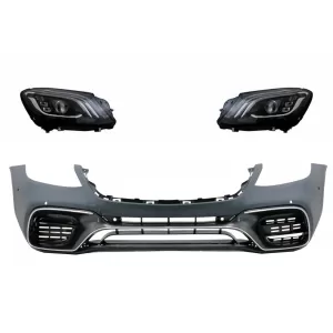image-23-Mercedes S-osztály W222 Facelift 13- lökhárító S63 megjelenés, OEM teljes LED fényszórókkal
