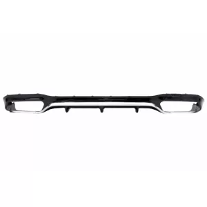 Bara Fata cu Difuzor Bara Spate si Ornamente Tobe Crom compatibil cu Mercedes E-Class W213 (2016-2019) E63 Design Editie Negru-image-6055134