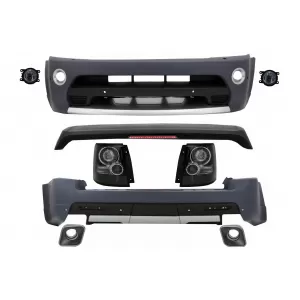 image-3-Body Kit Range Rover Sport Facelift L320 (2009-2013), Autobiography dizájn, teljes LED hátsó lámpával, fekete