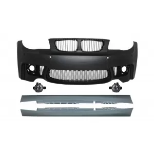 image-1-Első lökhárító ködlámpával és küszöb spoilerrel BMW 1-es E87 (2004-2012), M Design