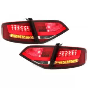 LED hátsó lámpa, hátsó diffúzor és kipufogóvég szett, Audi A4 B8 8K Limousine (2007-2010), RS4 design-image-6055709