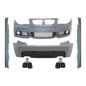 image-3-Body Kit dupla kipufogóvéggel, karbonszálas, BMW 1-es E87 Hatchback (2004-2011), M-Technik M Sport Design, PDC nélkül