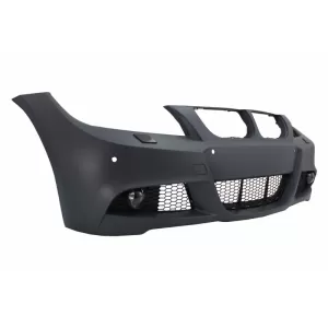 Pachet Exterior compatibil cu BMW Seria 3 E90 LCI Sedan (2008-2011) M-Technik Design cu Prelungiri Bara Fata-image-6055845
