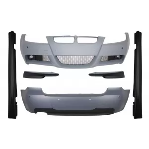 image-26-Kit per BMW Touring E91 LCI 08-11 M-Technik Sport Look Spoiler Splitter Paraurti