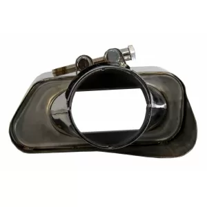 Prelungire Bara Fata si Difuzor de aer cu evacuare dubla si Tobe Ornamente compatibil cu BMW Seria 5 F10 F11 (2011-2017) M-Performance Design Negru Lucios-image-6056044