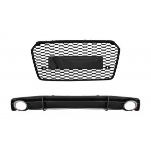 image-4-Kühlergrill für Audi A7 4G Facelift 15-17 RS7 Look nur S-Line Diffusor Auspuff