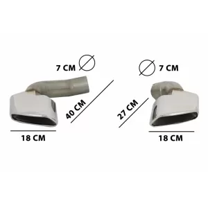 Pachet Exterior Aero Prelungire Bara Fata cu Difuzor si Capace Oglinzi compatibil cu BMW X5 F15 (2014-2018) Aerodynamic Design-image-6056560