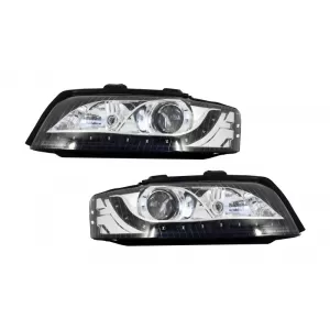 image-59-Xenon fényszóró AUDI A4 B6 8E (2001-2004) LED DRL megjelenésű fekete jobbkormányos (RHD)