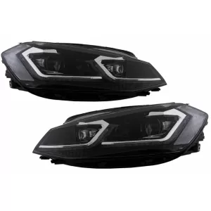 Stoßstange für VW Golf VII 7.5 17-20 LED Scheinwerfer Dynamic Lights GTI Look RHD-image-6056718