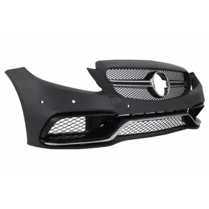 Stoßstange für Mercedes C C205 A205 14-19 C63S Design Spitzen Diffusor-image-6056851