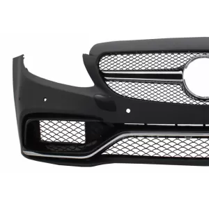 Stoßstange für Mercedes C C205 A205 14-19 C63S Design Spitzen Diffusor-image-6056852