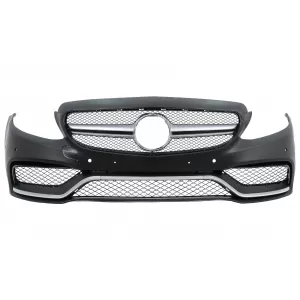 Bara Fata si Difuzor si Ornamente compatibil cu Mercedes C-Class C205 A205 Coupe Cabriolet (2014-2019) C63S Design-image-6056995