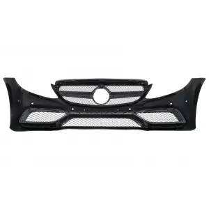 Bara Fata si Difuzor si Ornamente compatibil cu Mercedes C-Class C205 A205 Coupe Cabriolet (2014-2019) C63S Design-image-6056998